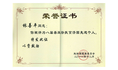 盡心盡力謀發(fā)展 盡職盡責(zé)為和諧--記縣政協(xié)常委、虹潤公司董事長林善平