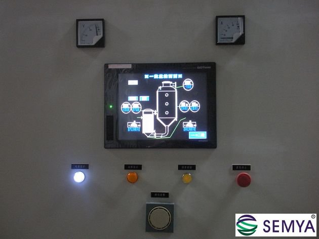 全自動外循環(huán)蒸發(fā)器PLC控制面板